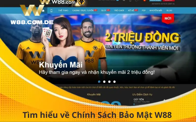 tìm hiểu về chính sách bảo mật w88